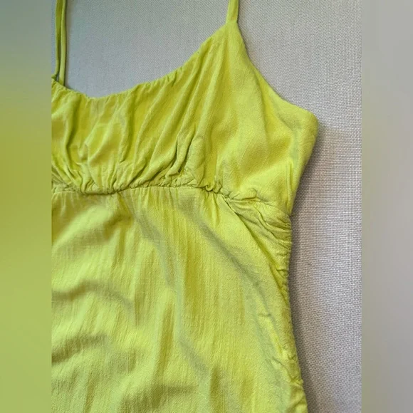 Mini dress scrunch, green, M - Picture 7 of 15